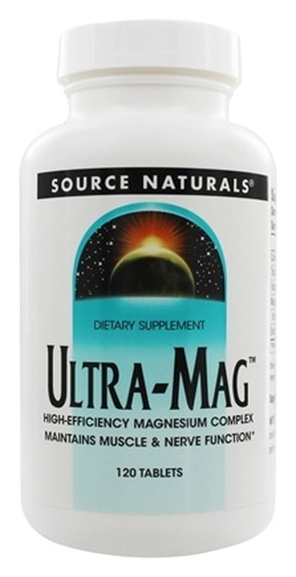 Source Naturals Ultra-Mag (Магниевый комплекс с витамином B6) 120 таблеток