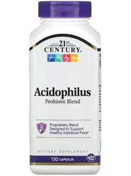 21st Century Acidophilus Смесь пробиотиков , 150 капсул