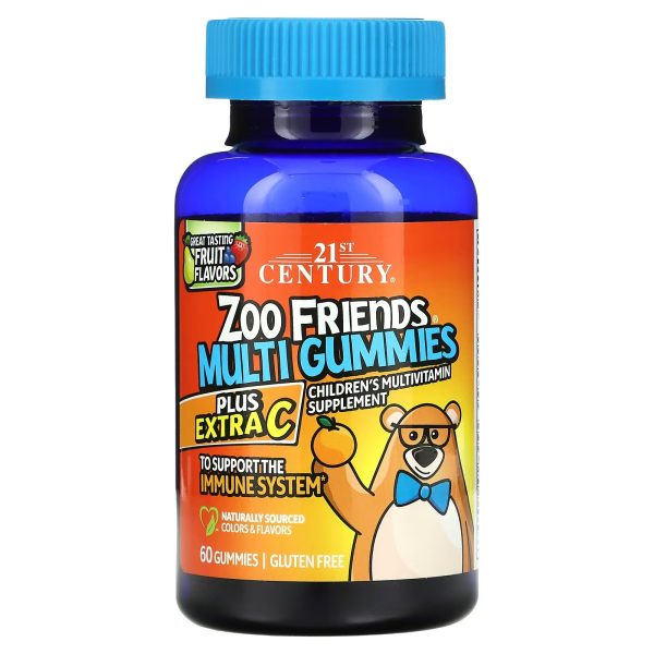 21st Century Мультивитамины в виде зверей Zoo Friends