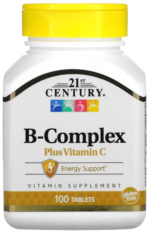 21st Century B-Complex Plus Vitamin C, 150 г, 100 шт.