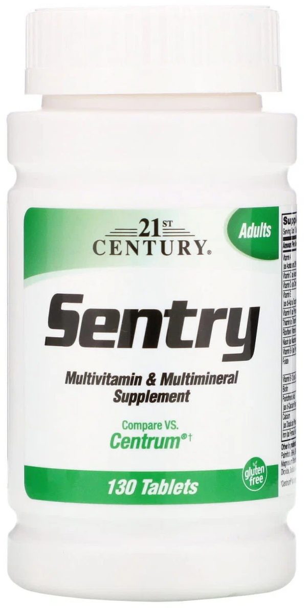 21st Century Sentry Multivitamin & Multimineral Supplement, 120 г, 130 шт