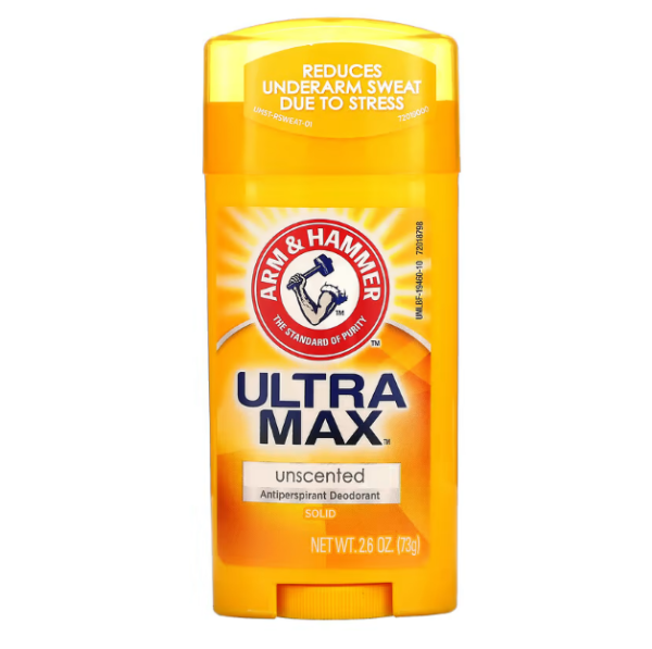 Arm&Hammer Дезодорант-антиперспирант UltraMax unscented, стик, 73 мл