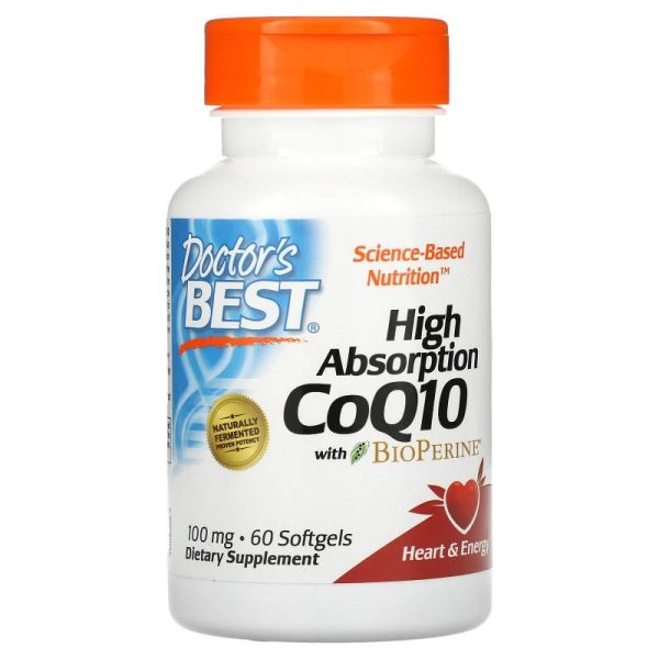 Doctor's Best Антиоксидант CoQ10 с BioPerine 100мг 60 кап