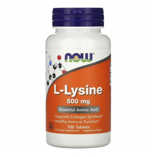 Now L-Lysine (L-Лизин) 500 мг 100 таблеток