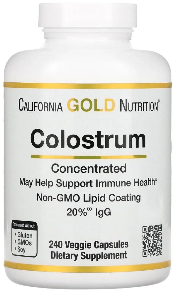 California Gold Nutrition Colostrum вег. капс., 240 шт.