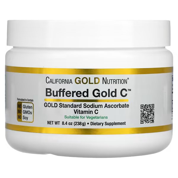 California Gold Nutrition Buffered Gold C, 238 г