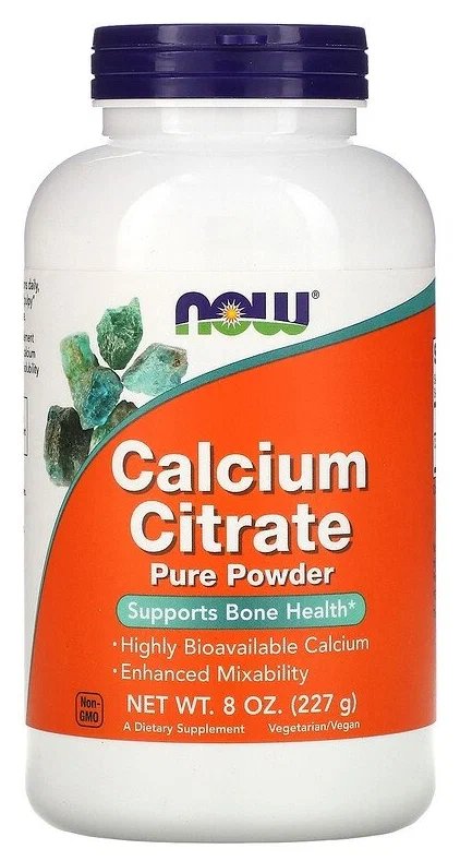 Now Calcium Citrate порошок 227 гр