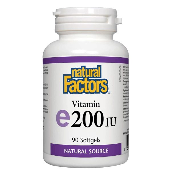 Natural Factors Mixed Vitamin E (Смесь витаминов E) 200 МЕ 90 капсул