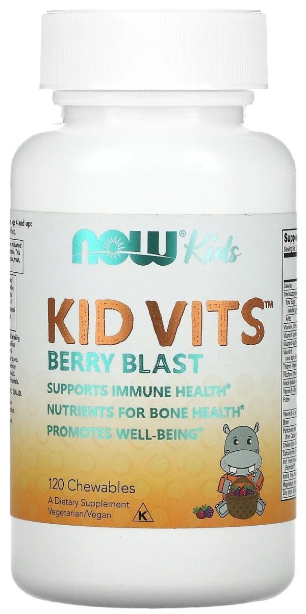 Kid Vits Berry Blast таб жев., 120 шт., ягодный