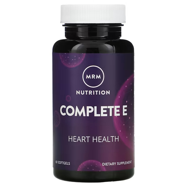 MRM Complete E Heart Health (Комплекс с витамином E для здоровья сердца) 60 капсул