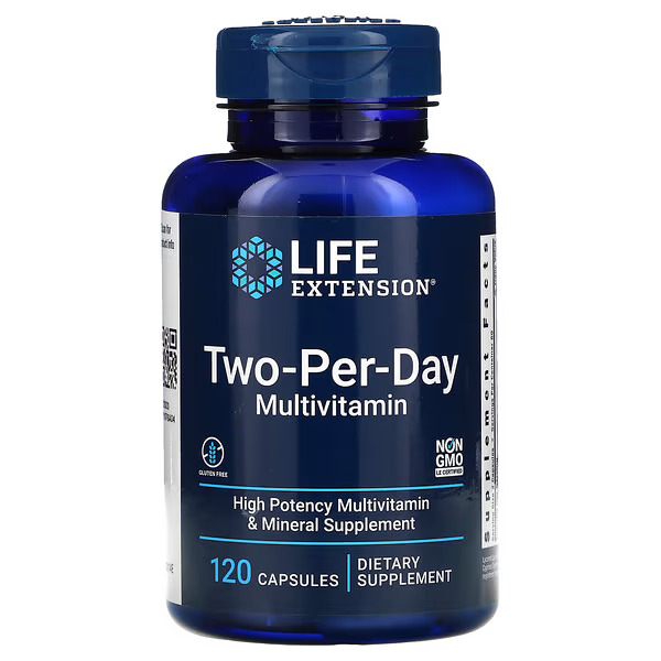 Life Extension Life Extension, Two-Per-Day Multivitamin, 120 Capsules