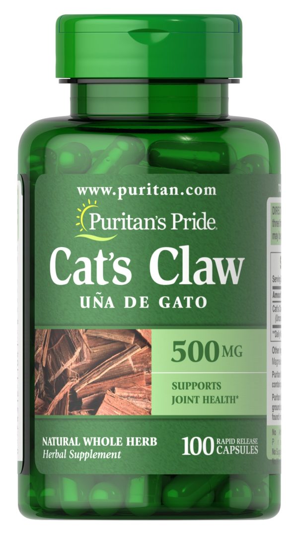 Puritan's Pride Cat's Claw (500 мг) 100 капсул