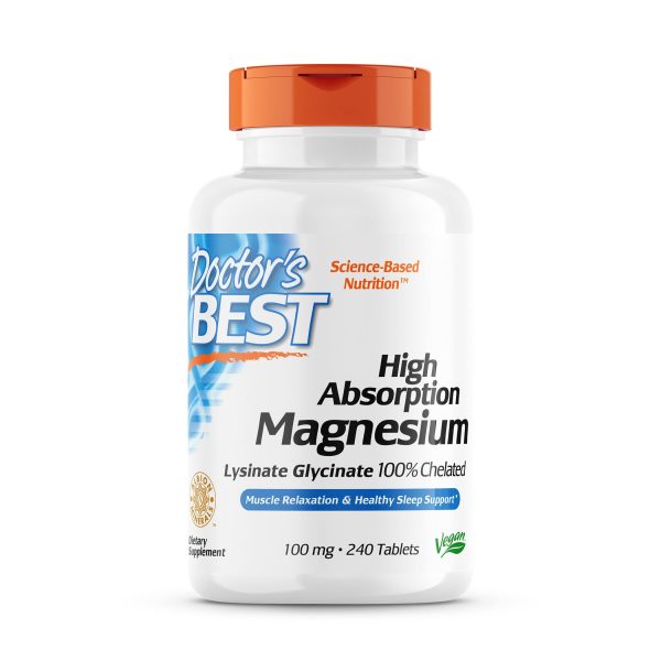 Doctor's Best High Absorption Magnesium 240 tab / Докторс Бест магний высокой усваиваемости 240 таб