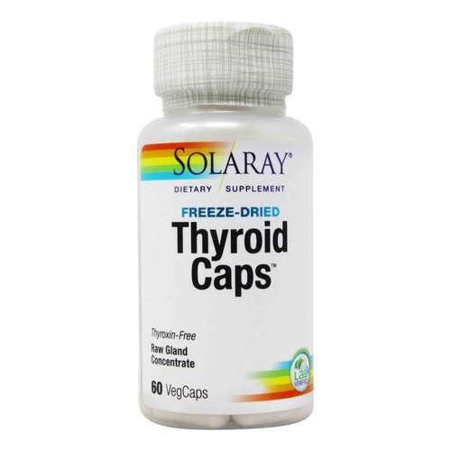 Solaray Thyroid Caps (капсулы для щитовидной железы) 60 капсул