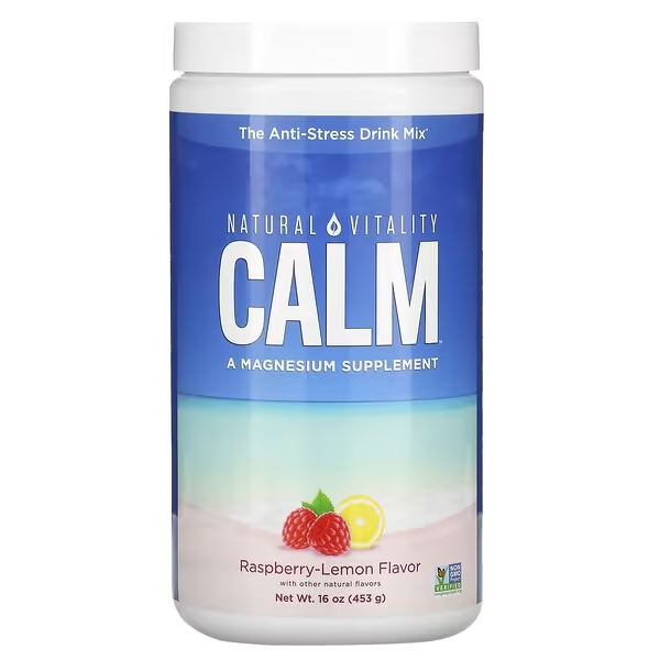 Natural Vitality Natural Calm - антистрессовая смесь для напитков, оригинальный (лимон малина) 453 г