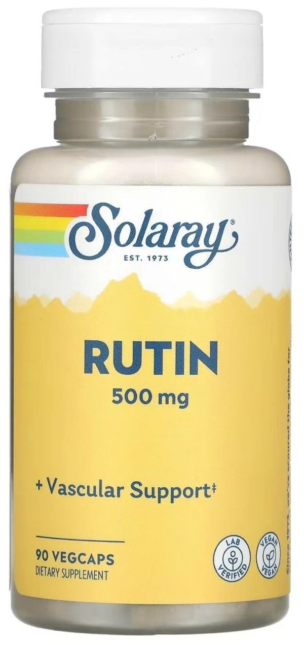 Solaray Rutin (Рутин) 500 мг 90 вег капсул