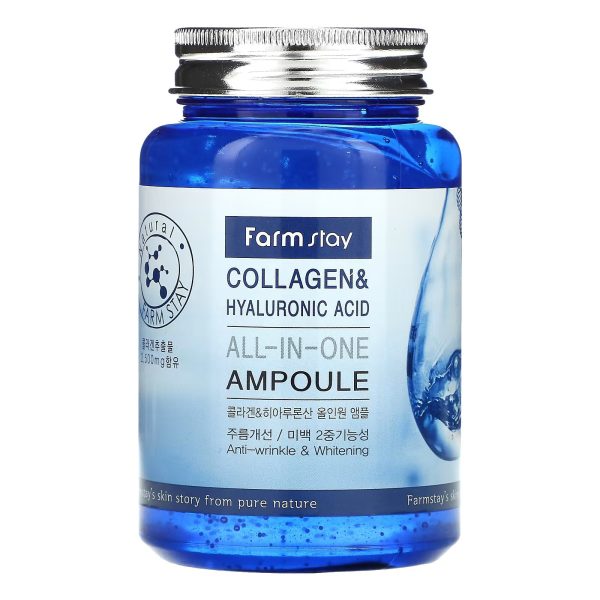 Farmstay, Collagen & Hyaluronic Acid, All-In-One Ampoule, 8.45 fl oz (250 ml)