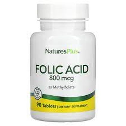 Nature's Plus Folic Acid, 200 г, 800 мкг, 90 шт